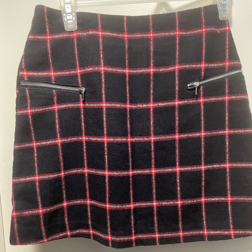 Atmosphere Black and Red Mini Skirt